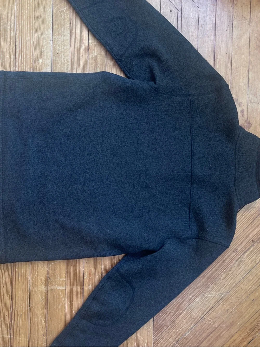 The North Face Dark grey  Fleece Pullover with Chest Zip Pocket Large